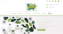 Desktop Screenshot of cattier-paris.com